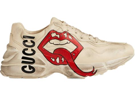 gucci rhyton mouth shoes